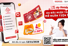 Tải My Honda+ liền tay, nhận ngay ngàn ưu đãi xịn sò